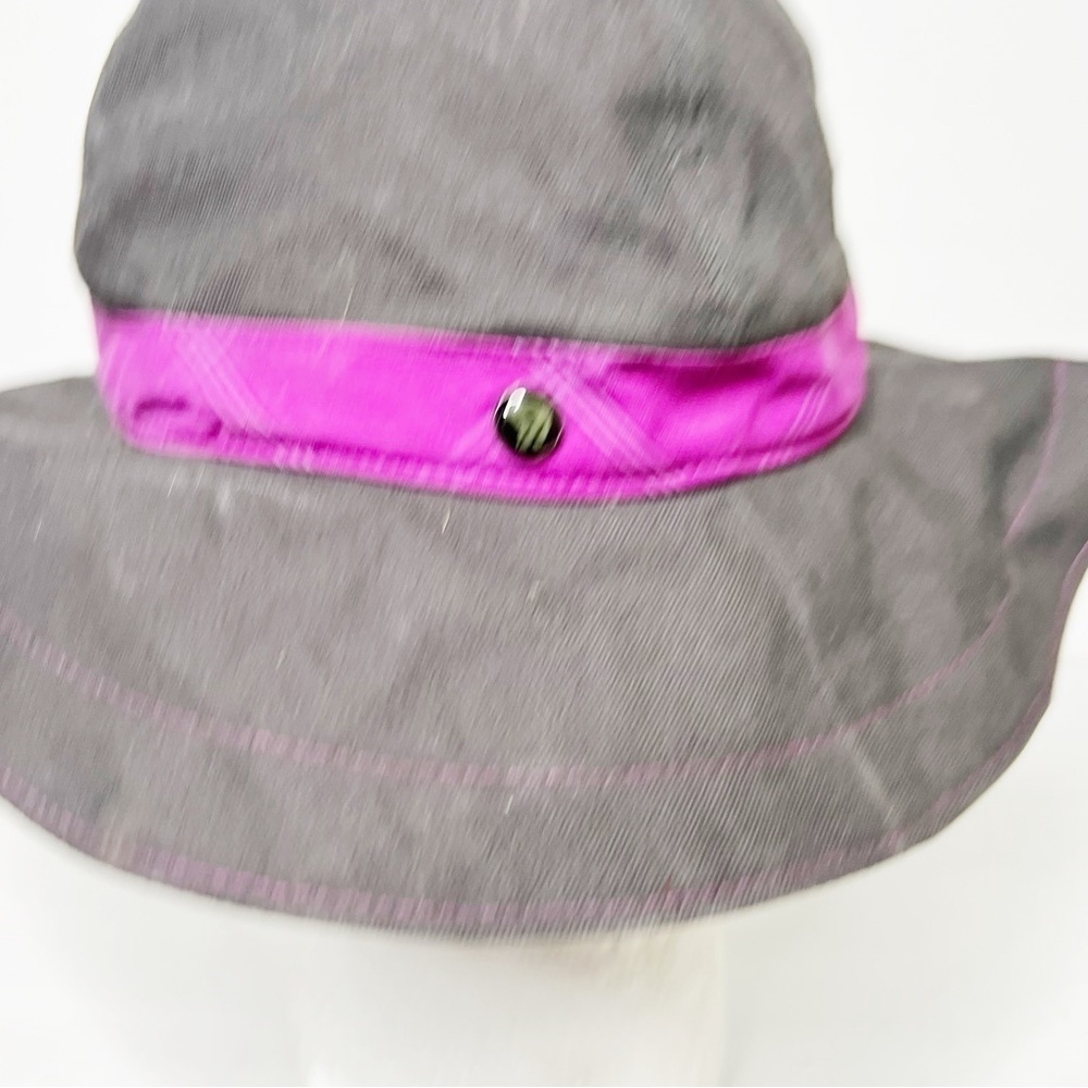 Mountain Hardwear Grey Purple Hat Exploring Brimmed Bucket Hat - Picture 3 of 4